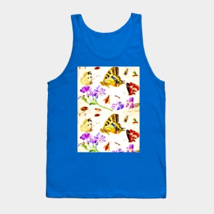 Butterflies, Other Insects, and Flowers by Jan van Kessel (Digitally Enhanced) Tank Top